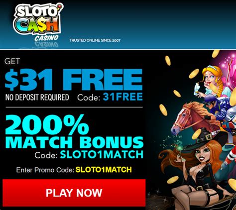 sloto cash casino no deposit bonus codes 2018